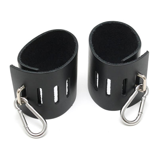 BONDAGE PLAY - CUFFS LEATHER ADJUSTABLE