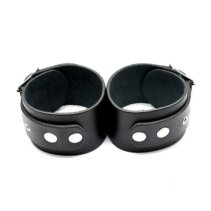 BONDAGE PLAY - LEATHER CUFFS ADJUSTABLE