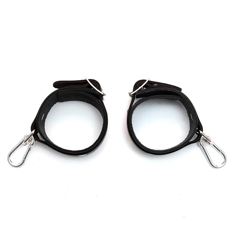 BONDAGE PLAY - LEATHER CUFFS ADJUSTABLE