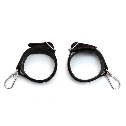 BONDAGE PLAY - LEATHER CUFFS ADJUSTABLE