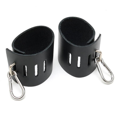BONDAGE PLAY - CUFFS LEATHER ADJUSTABLE