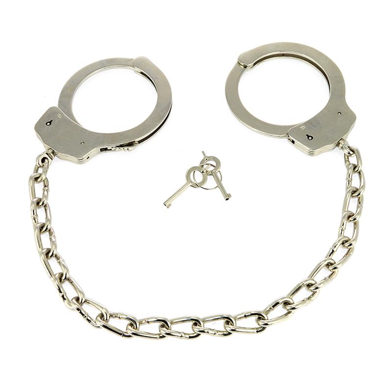BONDAGE PLAY - ANKLECUFFS ADJUSTABLE METAL