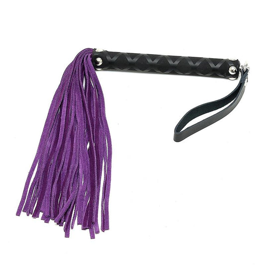 BONDAGE PLAY - FLOGGER PURPLE 35 CM