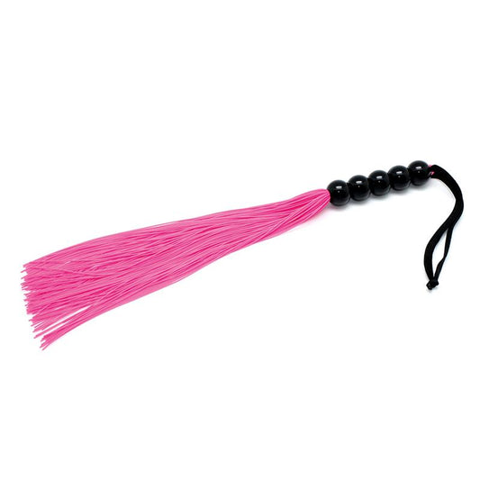 BONDAGE PLAY - FLOGGER SILICONE PINK 38 CM