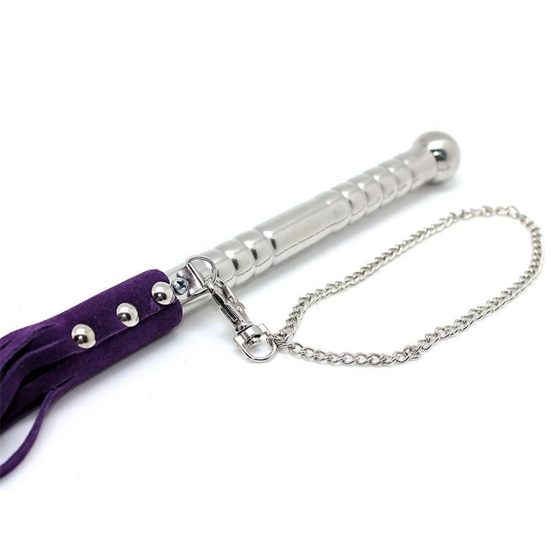 BONDAGE PLAY - FLOGGER PURPLE 52 CM