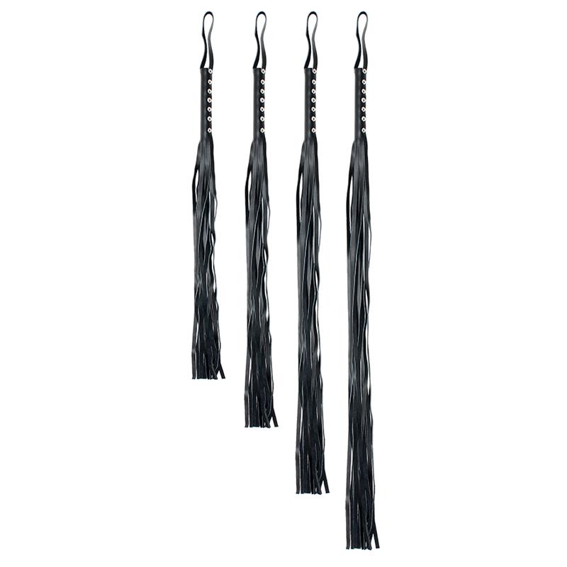 JUEGO DE BONDAGE - LÁTIGO DE CUERO 60 CM