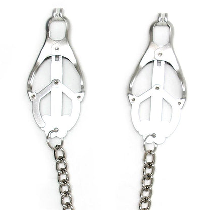 BONDAGE PLAY - NIPPLE CLAMPS WITH CHAIN