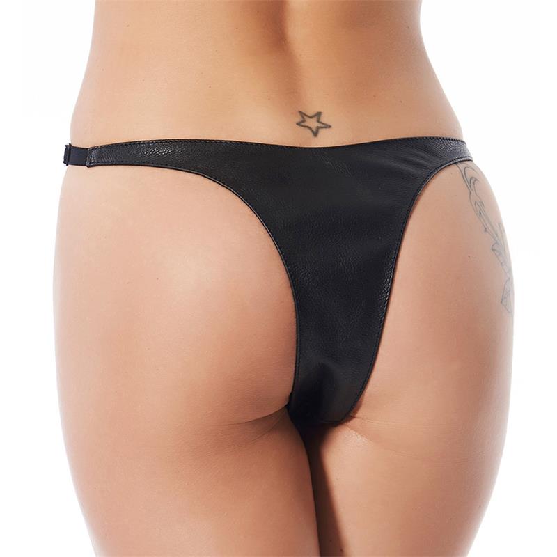 BONDAGE PLAY - OPEN BRIEFS WITH TACKS ONE SIZE