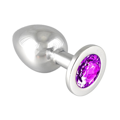 BONDAGE PLAY - PLUG METAL PURPLE 9,7 CM