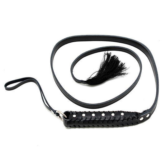 BONDAGE PLAY - WHIP LEATHER 130 CM