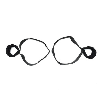 BONDAGE PLAY - WRIST TO UPPER LEG CUFF SET ADJUSTABLE
