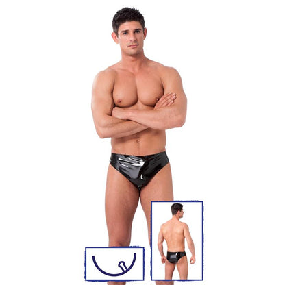 LATEX PLAY - BOXER WITH PLUG INSIDE LATEX