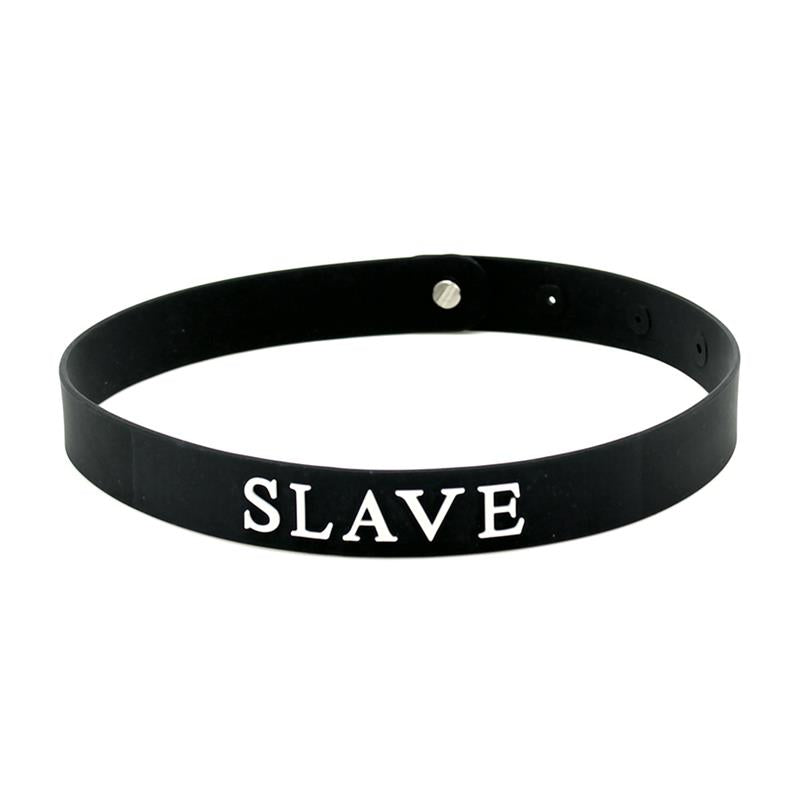 LATEX PLAY - COLLAR (SLAVE) SILICONE