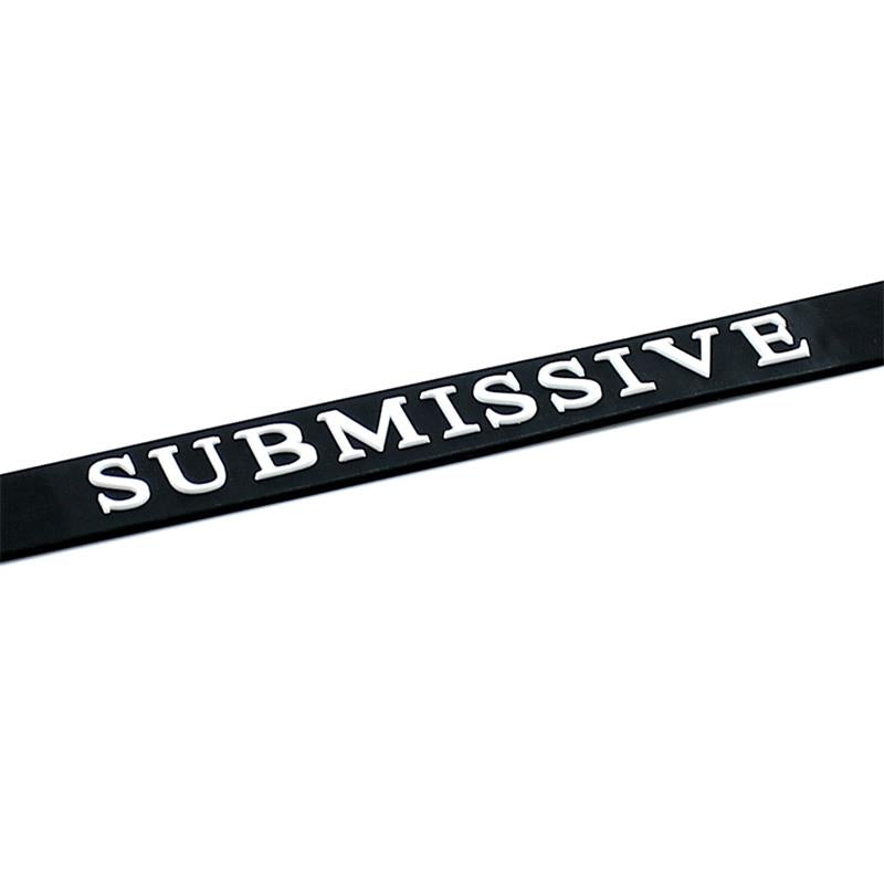 LATEX PLAY - COLLAR (SUBMISSIVE) SILICONE