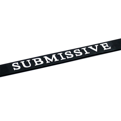 LATEX PLAY - COLLAR (SUBMISSIVE) SILICONE