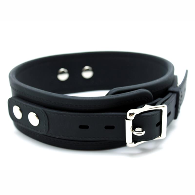 LATEX PLAY - COLLAR WITH LEASH SILICONE