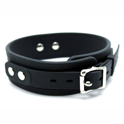 LATEX PLAY - COLLAR WITH LEASH SILICONE