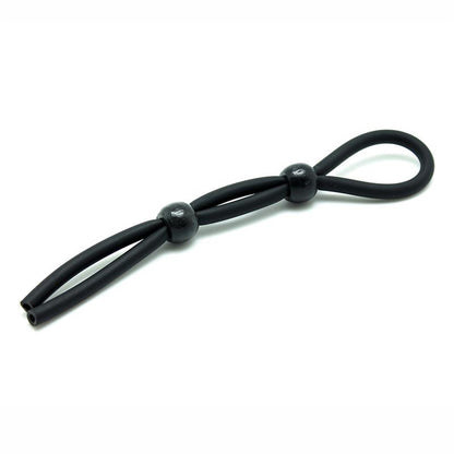 LATEX PLAY - PENIS AND BALL STRAP BLACK