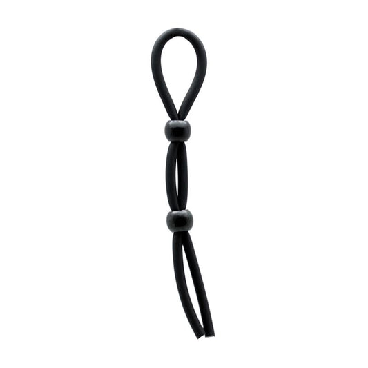 LATEX PLAY - PENIS AND BALL STRAP BLACK