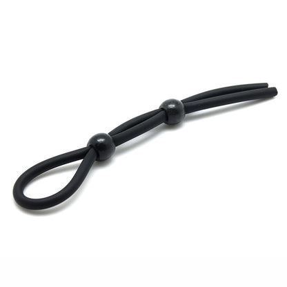 LATEX PLAY - PENIS AND BALL STRAP BLACK