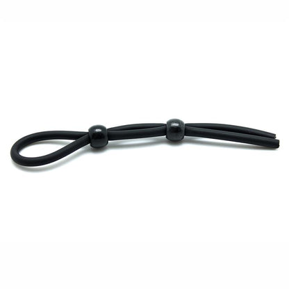 LATEX PLAY - PENIS AND BALL STRAP BLACK