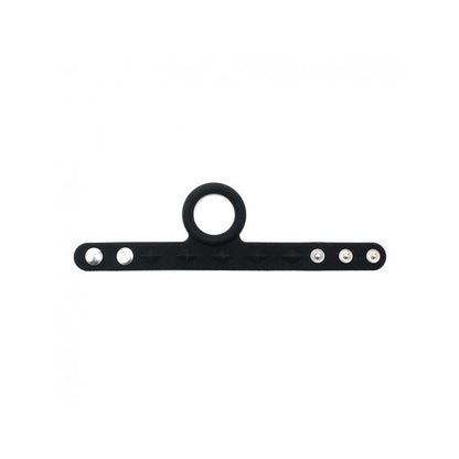 LATEX PLAY - PENIS STRAP WITH COCKRING SILICONE