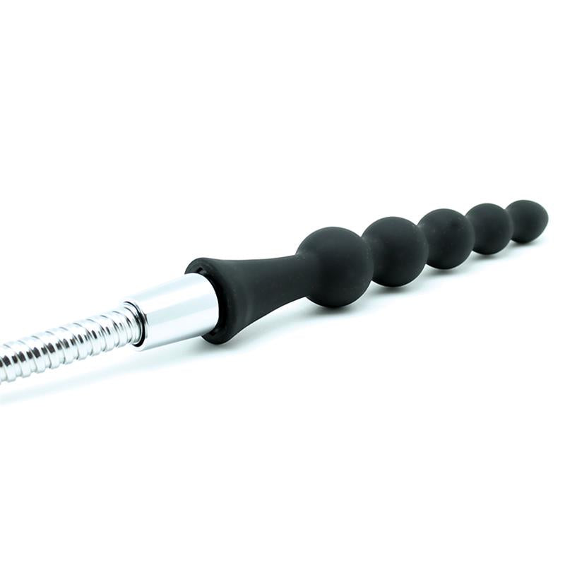 LATEX PLAY - SHOWER HEAD ANAL BEADS SILICONE