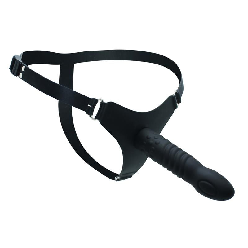 LATEX PLAY - STRAP-ON WITH DILDO SILICONE 16 CM