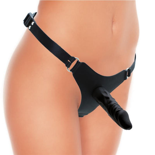 LATEX PLAY - STRAP-ON WITH DILDO SILICONE