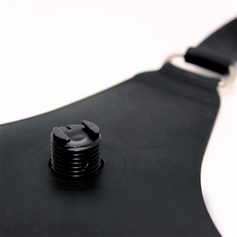 LATEX PLAY - STRAP-ON WITH DILDO SILICONE 16CM