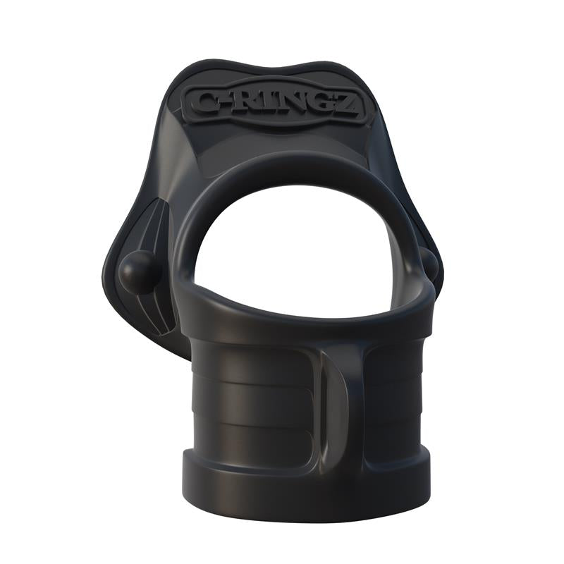 FANTASY C-RINGZ - RING AND BALL STRETCHER BLACK