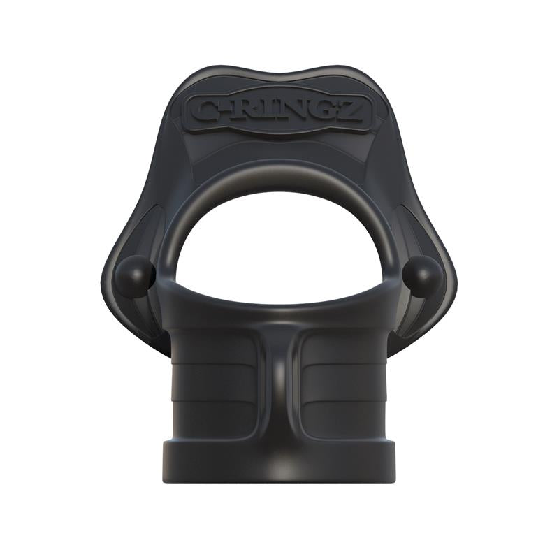 FANTASY C-RINGZ - RING AND BALL STRETCHER BLACK