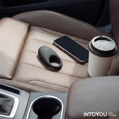 INTOYOU APP SERIES - RINGO VIBRATING RING WITH APP UNIBODY BLACK