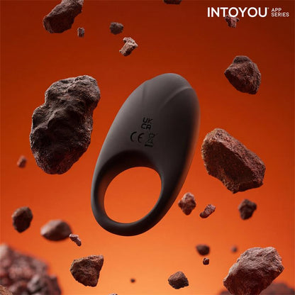 INTOYOU APP SERIES - RINGO VIBRATING RING WITH APP UNIBODY BLACK