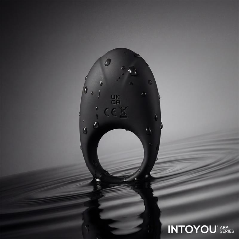 INTOYOU APP SERIES - RINGO VIBRATING RING WITH APP UNIBODY BLACK