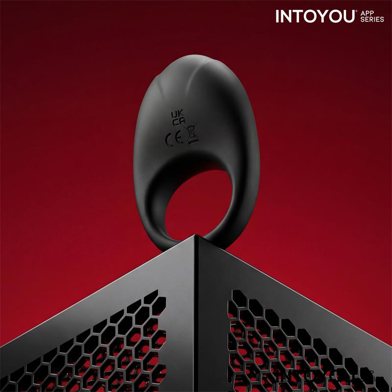 INTOYOU APP SERIES - RINGO VIBRATING RING WITH APP UNIBODY BLACK