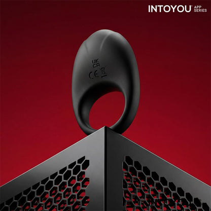 INTOYOU APP SERIES - RINGO VIBRATING RING WITH APP UNIBODY BLACK