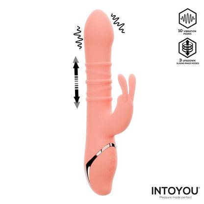 INTOYOU - RIVOR VIBRATOR WITH U AND DOWN SLIDING RINGS