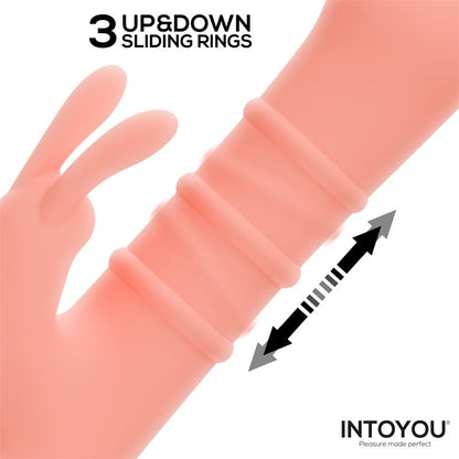 INTOYOU - RIVOR VIBRATOR WITH U AND DOWN SLIDING RINGS