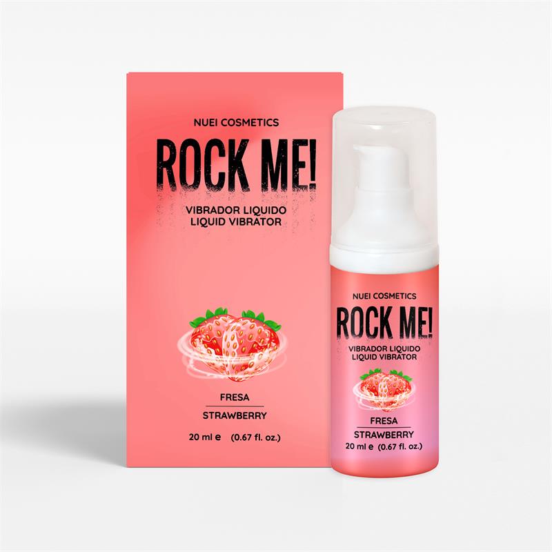 NUEI COSMETICS - ROCK ME! LIQUID VIBRATOR STRAWBERRY 20 ML
