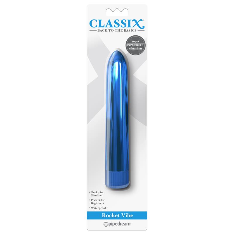 CLASSIX - ROCKET VIBE METALLIC BLUE 18 CM