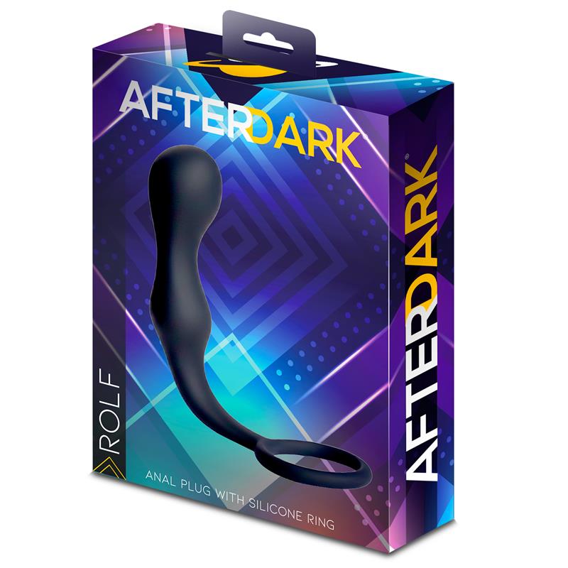 AFTERDARK - ROLF ANAL PLUG WITH SILICONE RING