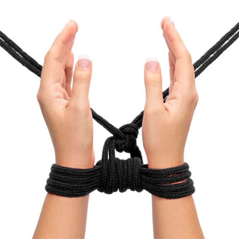 LOVETOY - ROPE BONDAGE SOFT BLACK