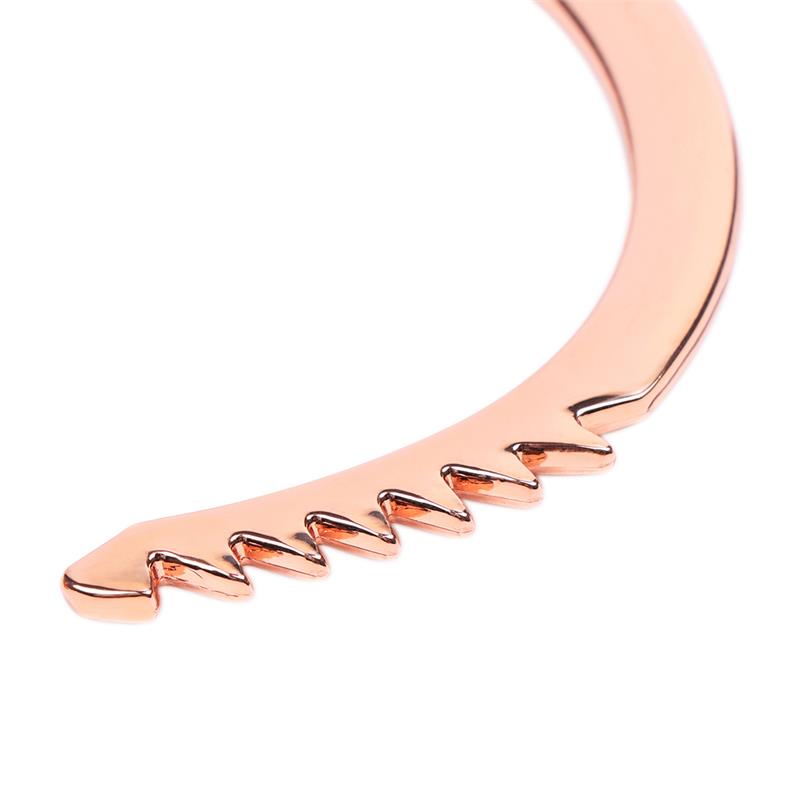 LATETOBED BDSM LINE - ROSE GOLD COLOR CUFFS SKULL KEYS