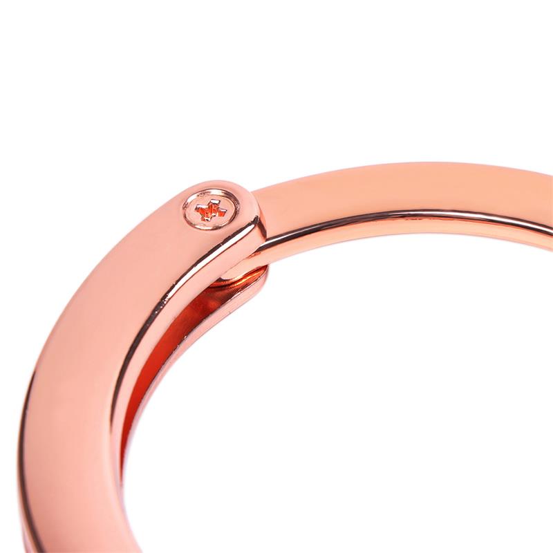LATETOBED BDSM LINE - ROSE GOLD COLOR CUFFS SKULL KEYS