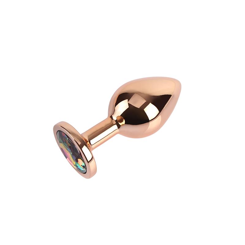 CHISA - ROSE GOLD GEM BUTT PLUG SIZE M