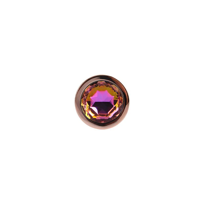 CHISA - ROSE GOLD GEM BUTT PLUG SIZE M