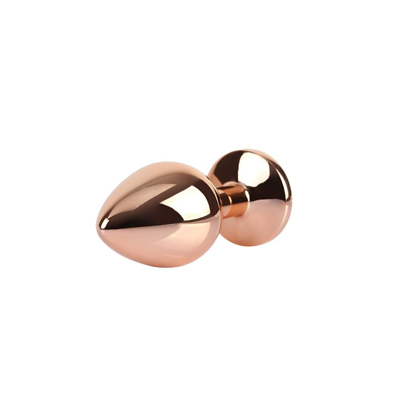 CHISA - ROSE GOLD GEM BUTT PLUG SIZE M