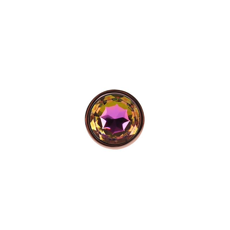 CHISA - ROSE GOLD GEM BUTT PLUG SIZE S