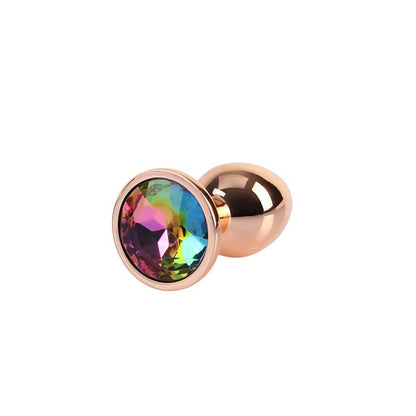 CHISA - ROSE GOLD GEM BUTT PLUG SIZE S
